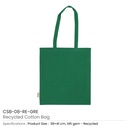 29675 - Recycled-Cotton-Bags-Green-CSB-08-RE-GRE