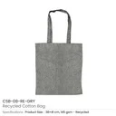 Recycled Cotton Bags, Durable Long Strap
