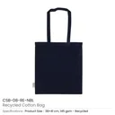 Recycled Cotton Bags, Durable Long Strap
