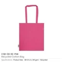 Recycled Cotton Bags, Durable Long Strap