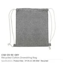 Recycled Drawstring Cotton Bags