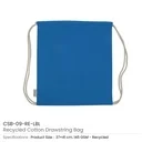Recycled Drawstring Cotton Bags