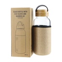 39411 - Glass-Bottle-with-Bamboo-Lid-TM-034-NAT-02-with-Box