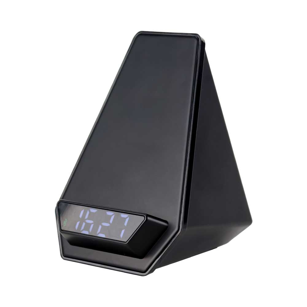 39366 - Wireless-Charger-BT-Speaker-with-CLock-SPK-WC4-Blank
