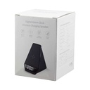39366 - Wireless-Charger-BT-Speaker-with-CLock-SPK-WC4-with-Box
