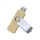 OTG Bamboo Swivel USB 32GB