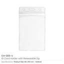 Vertical ID Card Holder