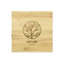 Bamboo Tea Coasters with Case