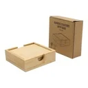 Bamboo Tea Coasters with Case