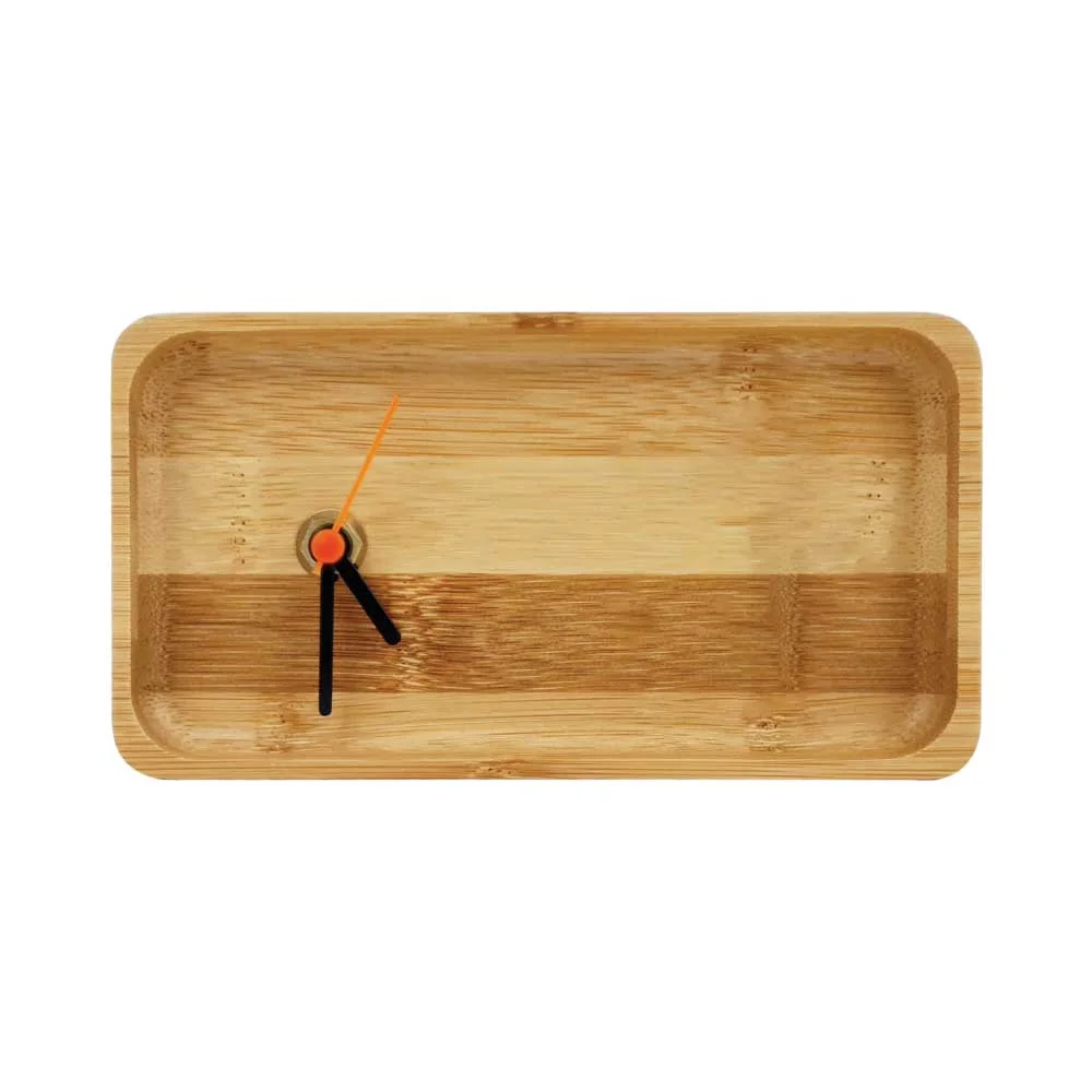 38043 - Rectangular-Bamboo-Desk-Clock-CLK-15-BM-Main.jpg