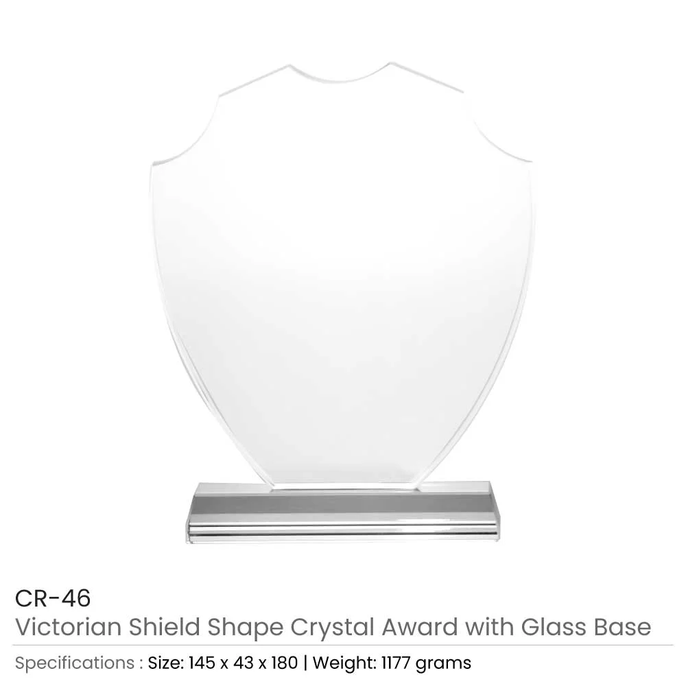 Victorian Shield Crystal Awards
