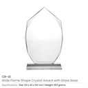 Wide Flame Crystal Awards