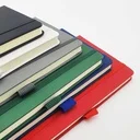 A5 PU Notebooks with Pen Holder