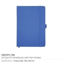 A5 PU Notebooks with Pen Holder