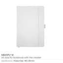 A5 PU Notebooks with Pen Holder