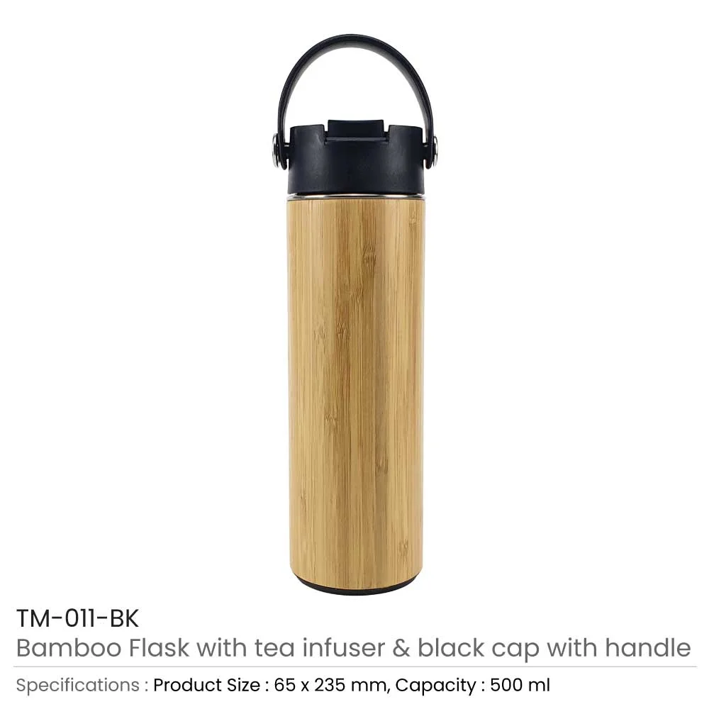 Bamboo Flask with Tea Infuser