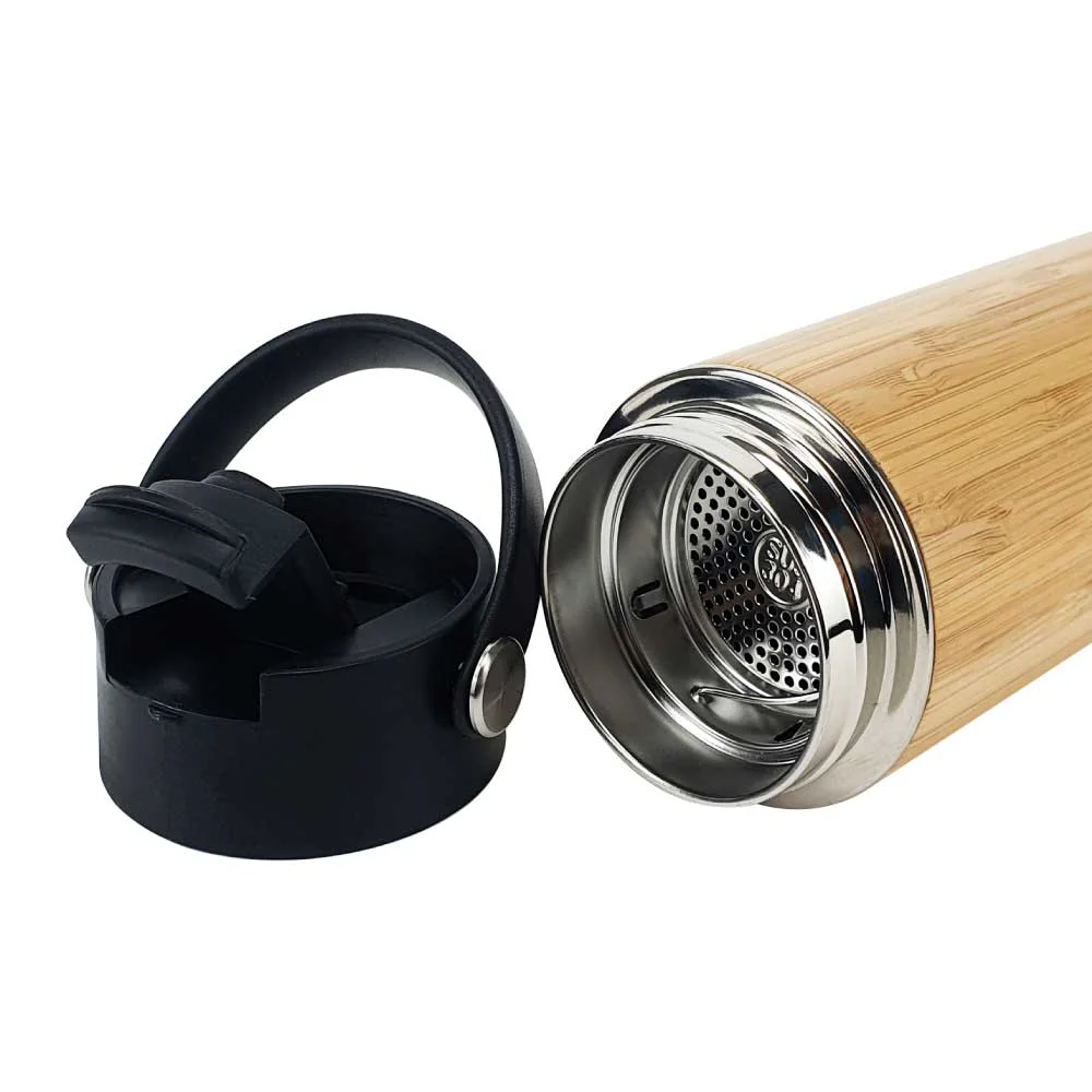 Bamboo Flask with Tea Infuser