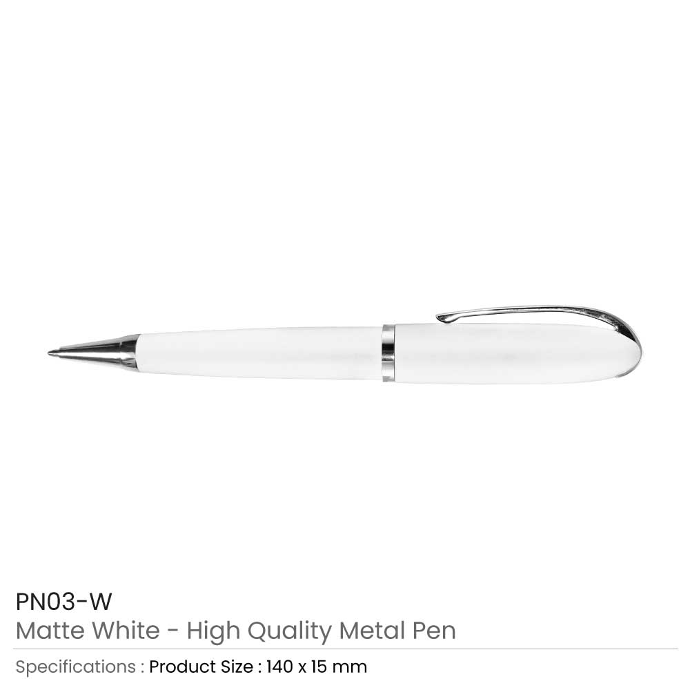 37800 - High-Quality-Metal-Pens-PN03-W
