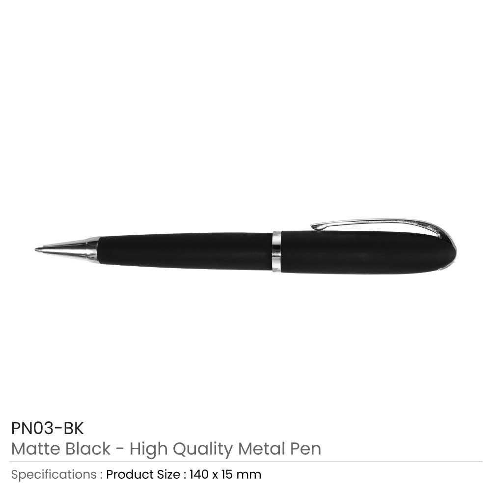 37800 - High-Quality-Metal-Pens-PN03-BK