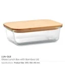 Glass Lunch Box with Bamboo Lid