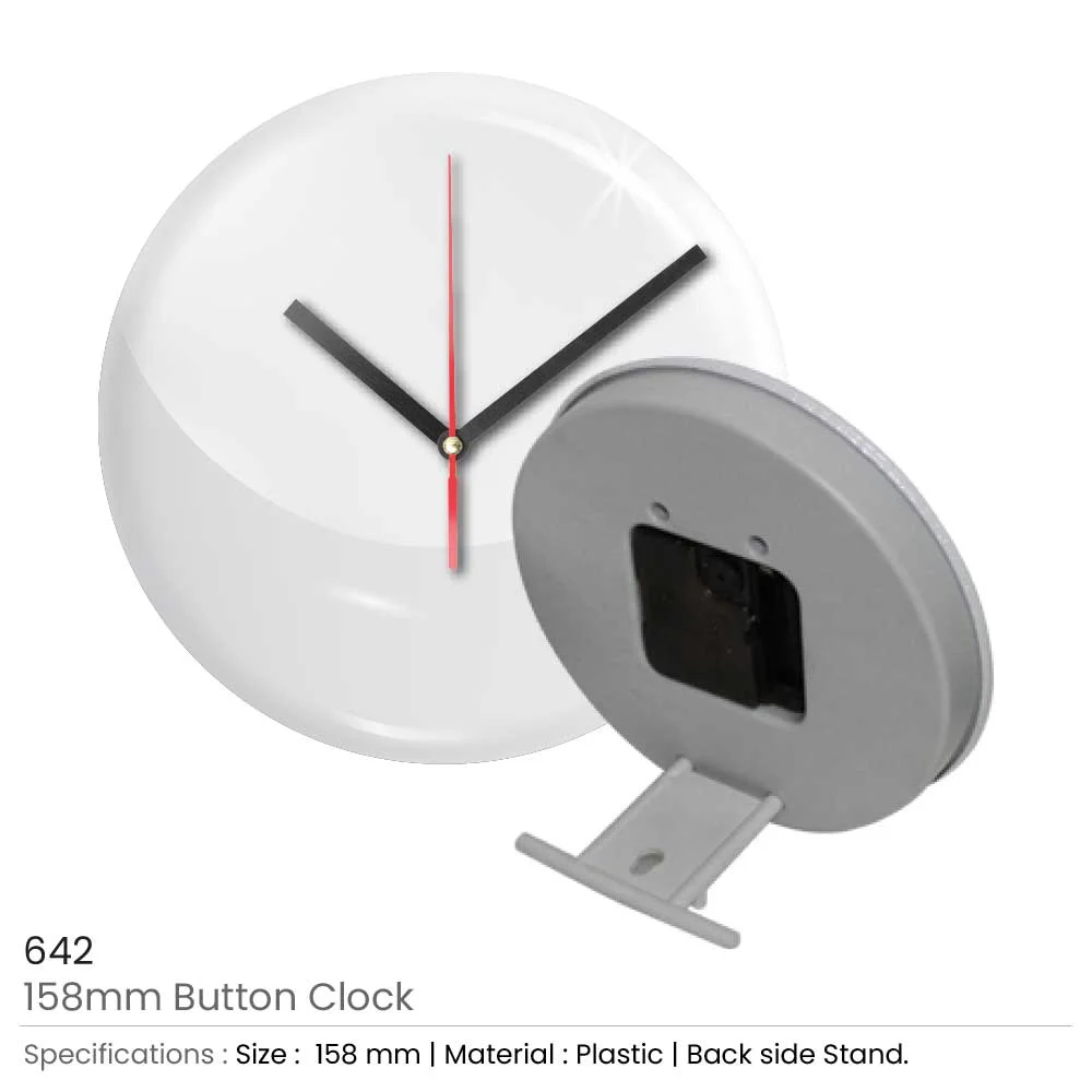 Clock Button with Stand
