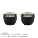 Arabic Coffee Cups 2 Pcs Sets