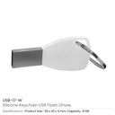 Silicone Keychain USB Flash 8GB