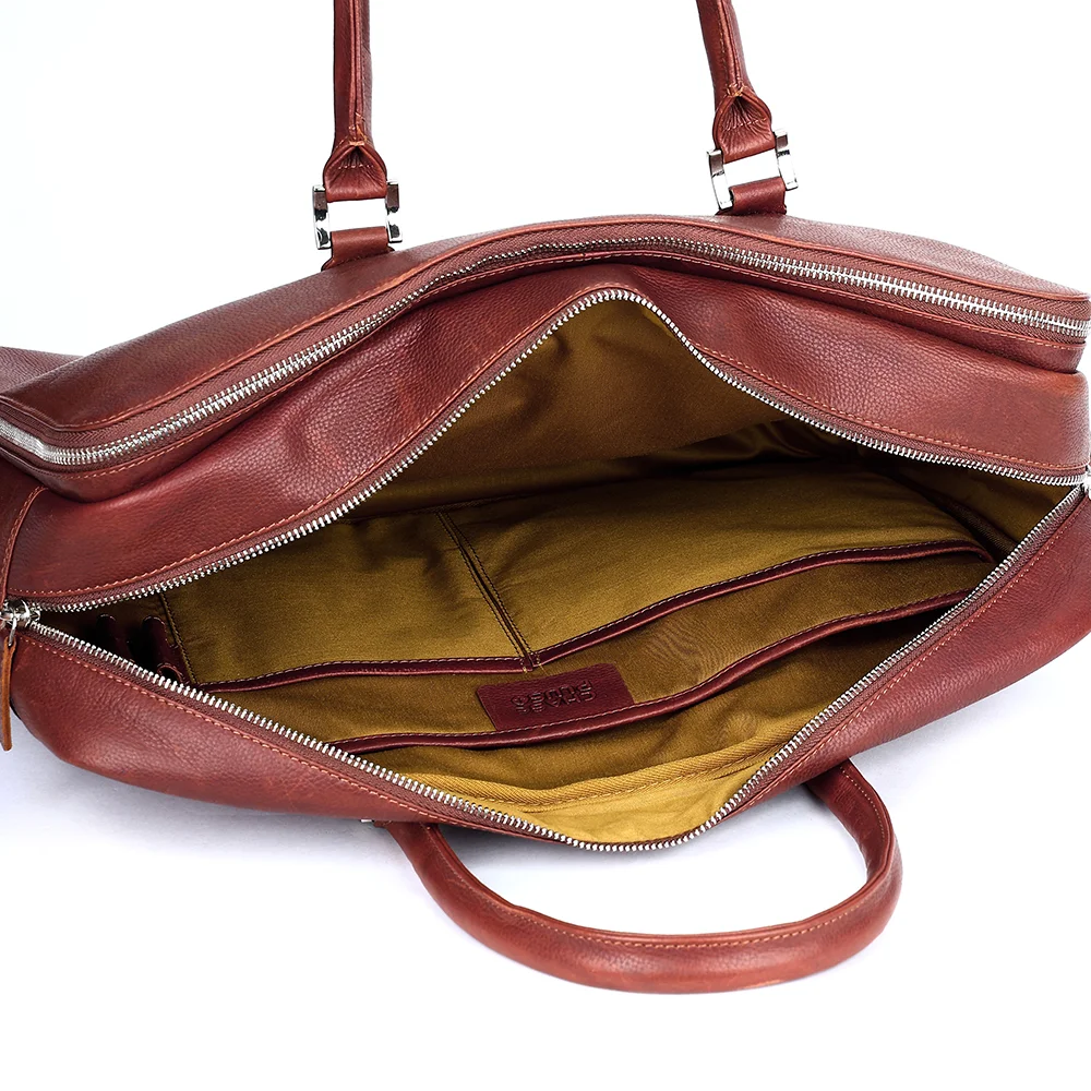 CHASE PLUS Laptop Bag Arcana brown- Oxford