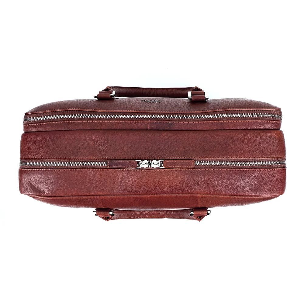 CHASE PLUS Laptop Bag Arcana brown- Oxford