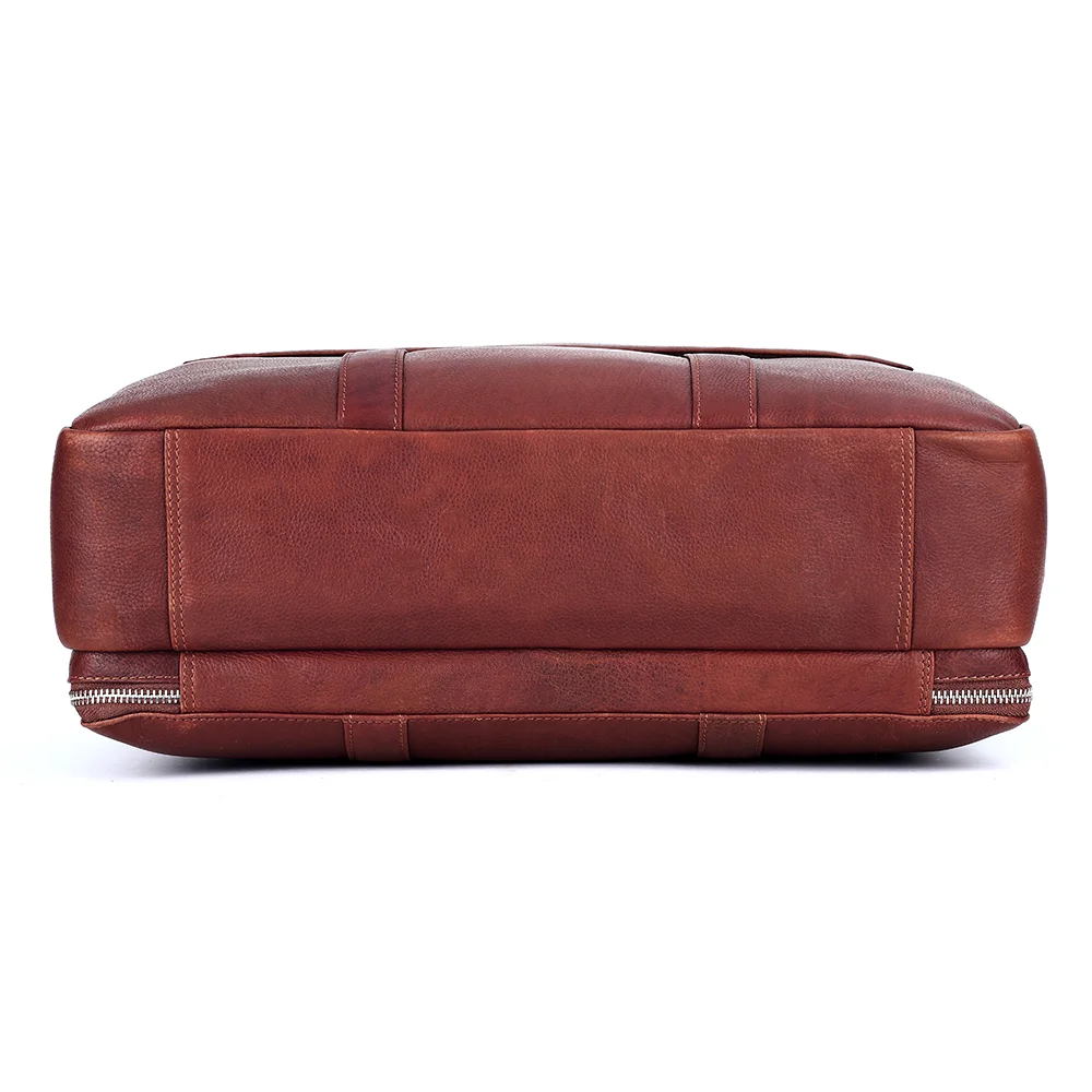 CHASE PLUS Laptop Bag Arcana brown- Oxford
