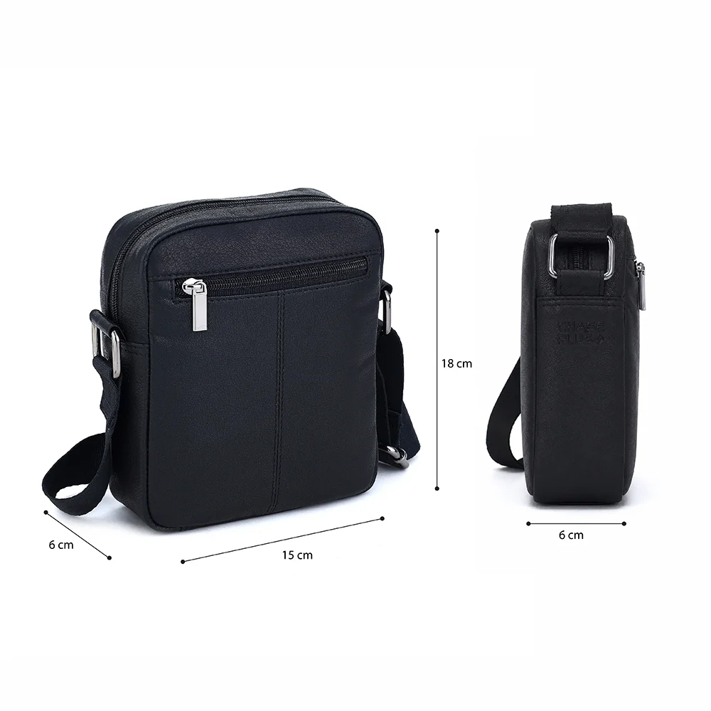 CHASE PLUS Body Bag Metro sling black - Panas