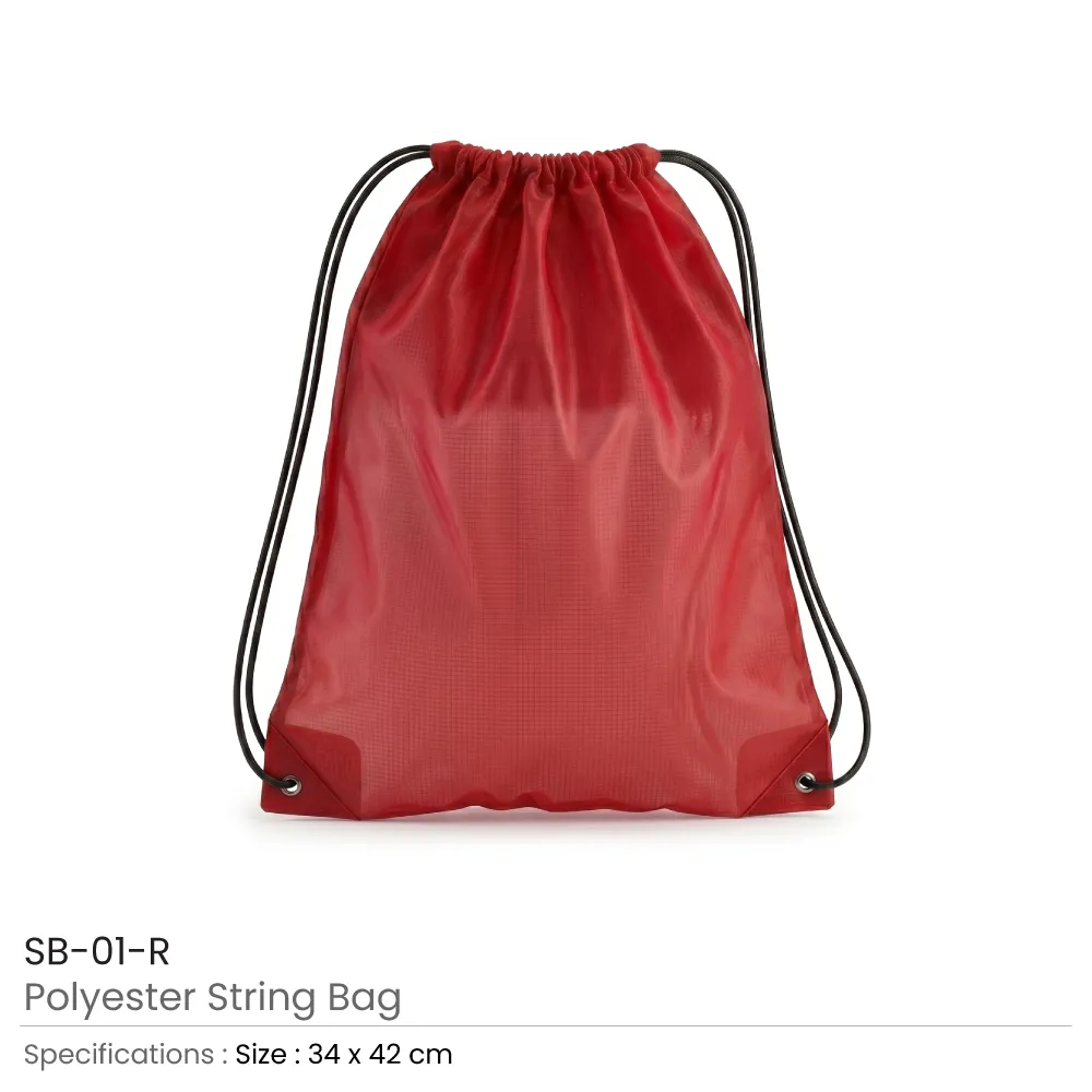 Promotional Drawstring Bags in High-Quality Polyester Material