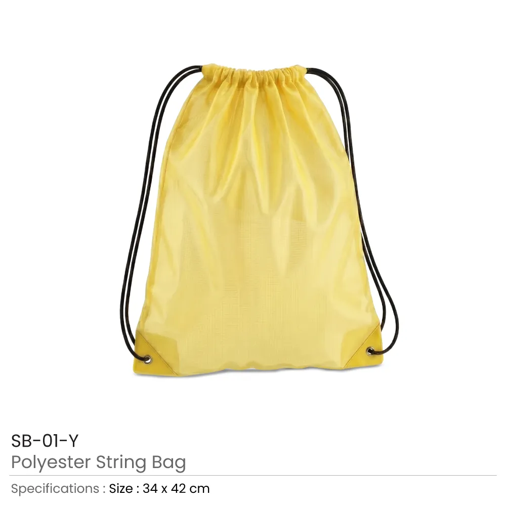 Promotional Drawstring Bags in High-Quality Polyester Material