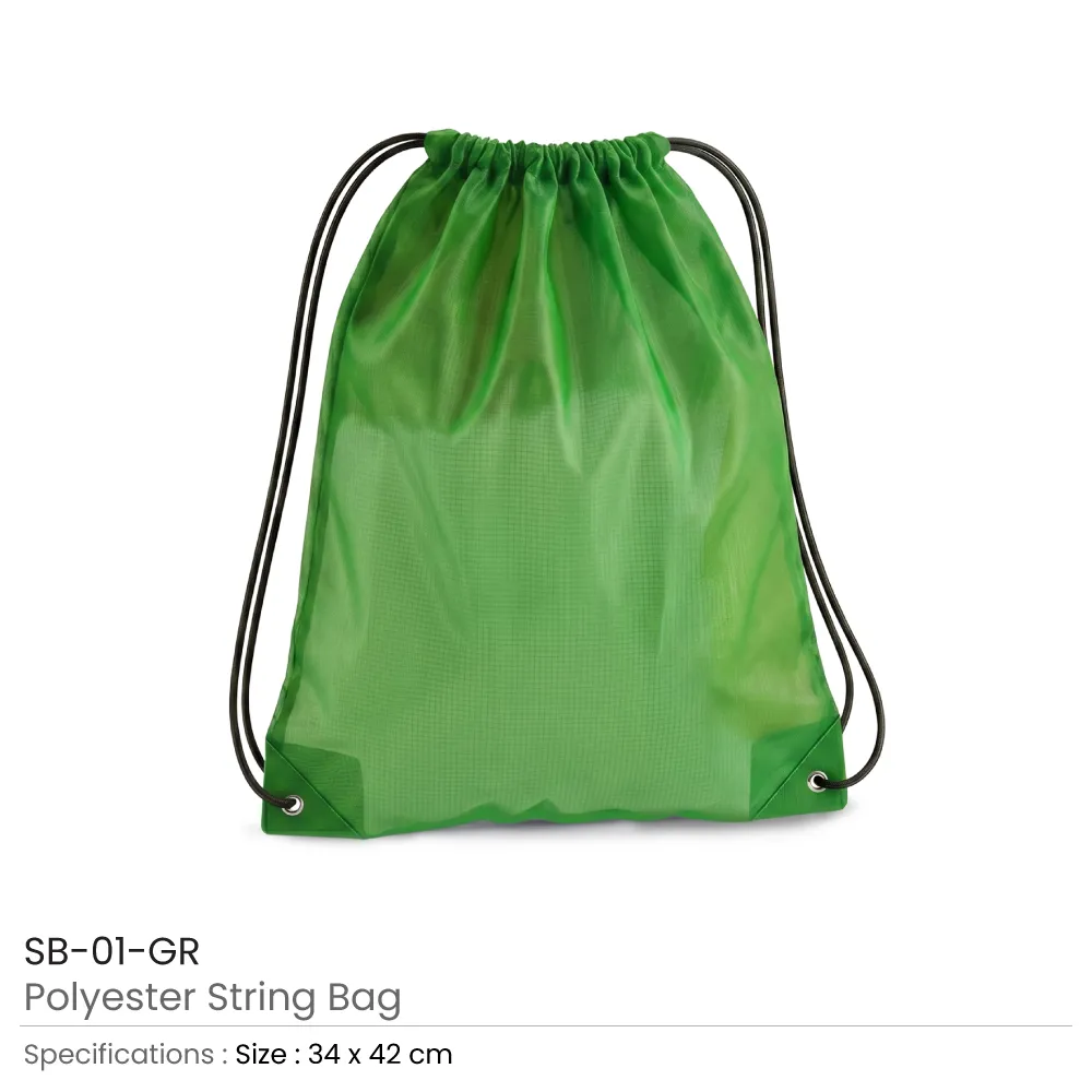 Promotional Drawstring Bags in High-Quality Polyester Material