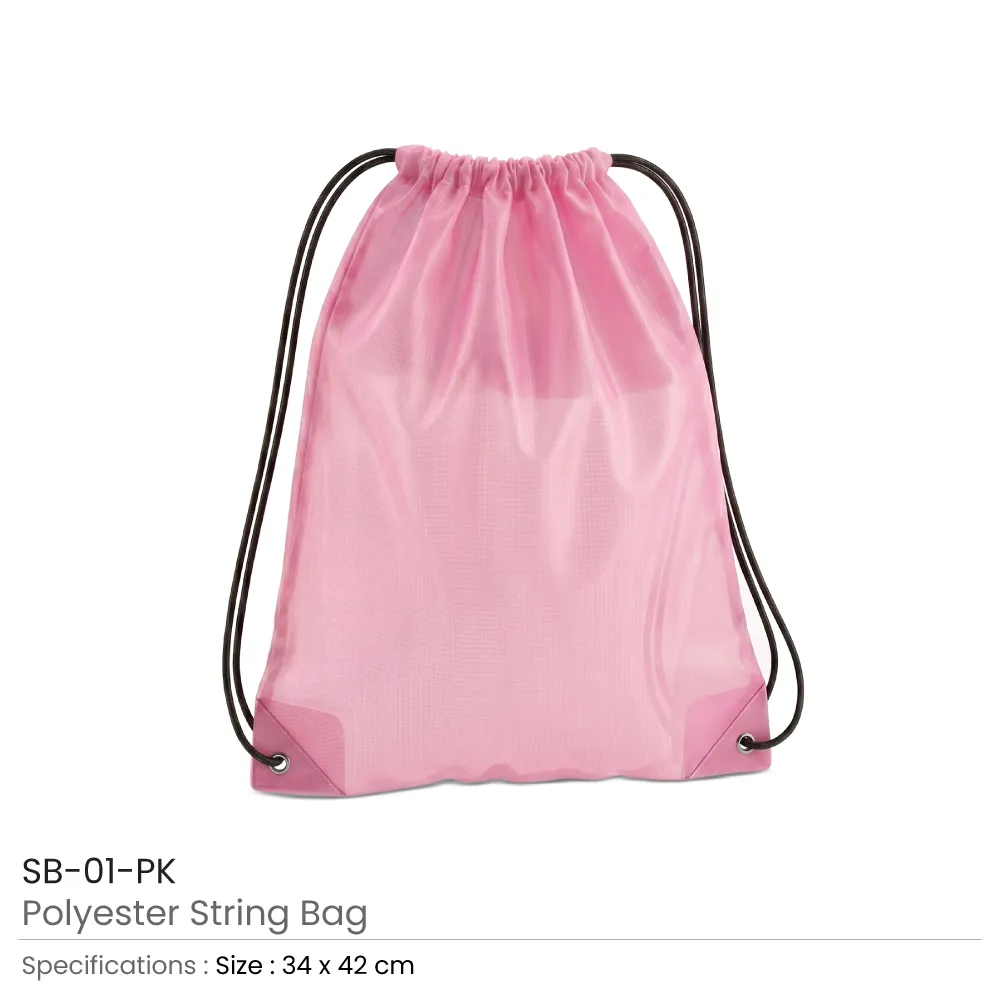 Promotional Drawstring Bags in High-Quality Polyester Material