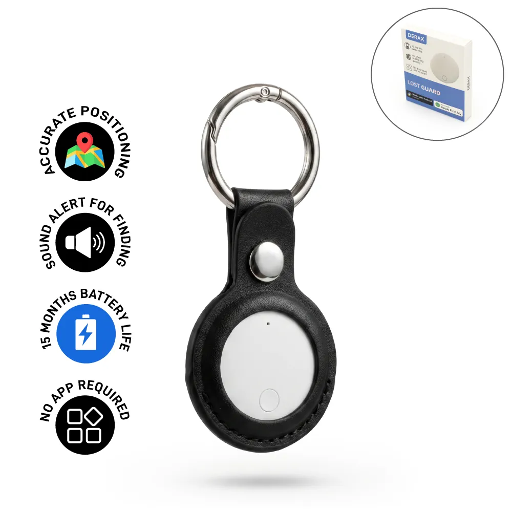 Smart Anti-Loss Tracker with PU Keychain – Track It Anywhere