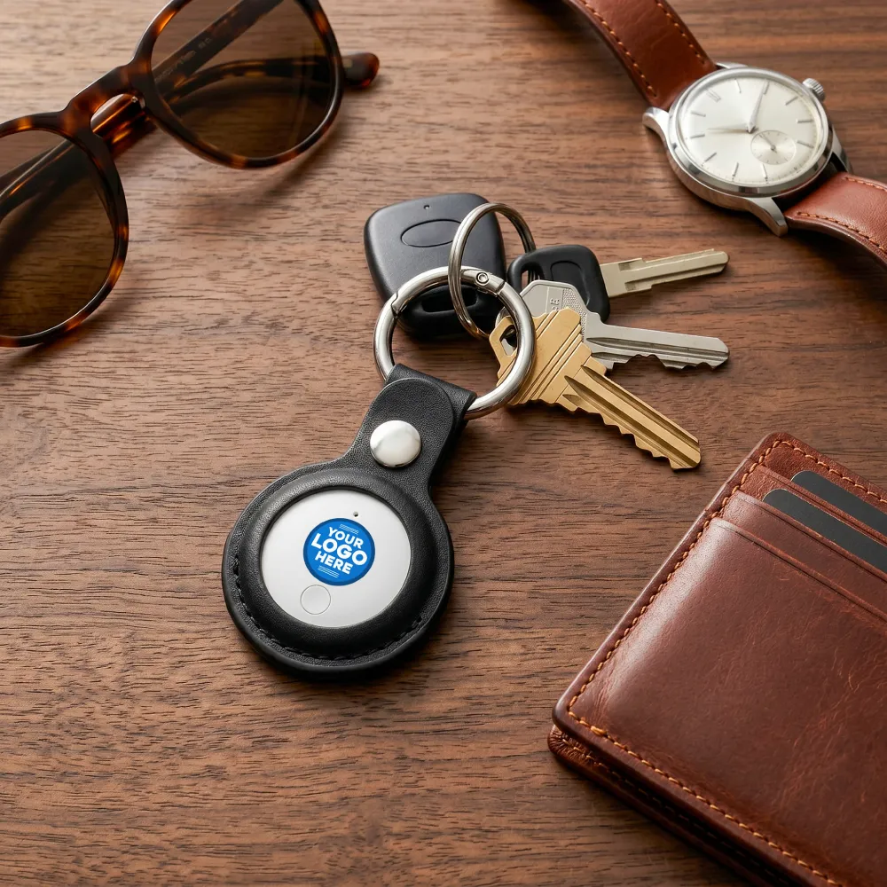 Smart Anti-Loss Tracker with PU Keychain – Track It Anywhere