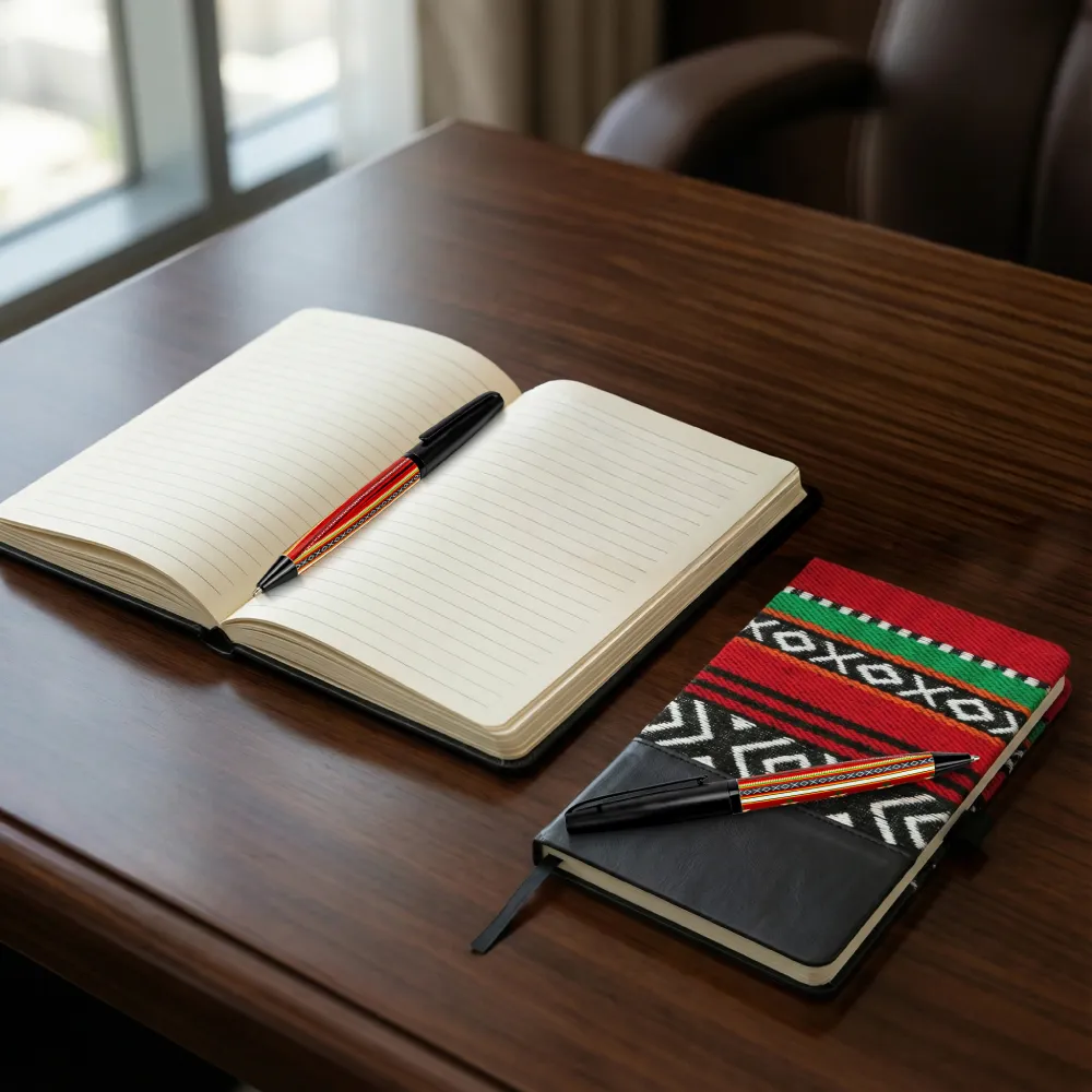 Notebook and Pen Giftset in Traditional SADU Designs