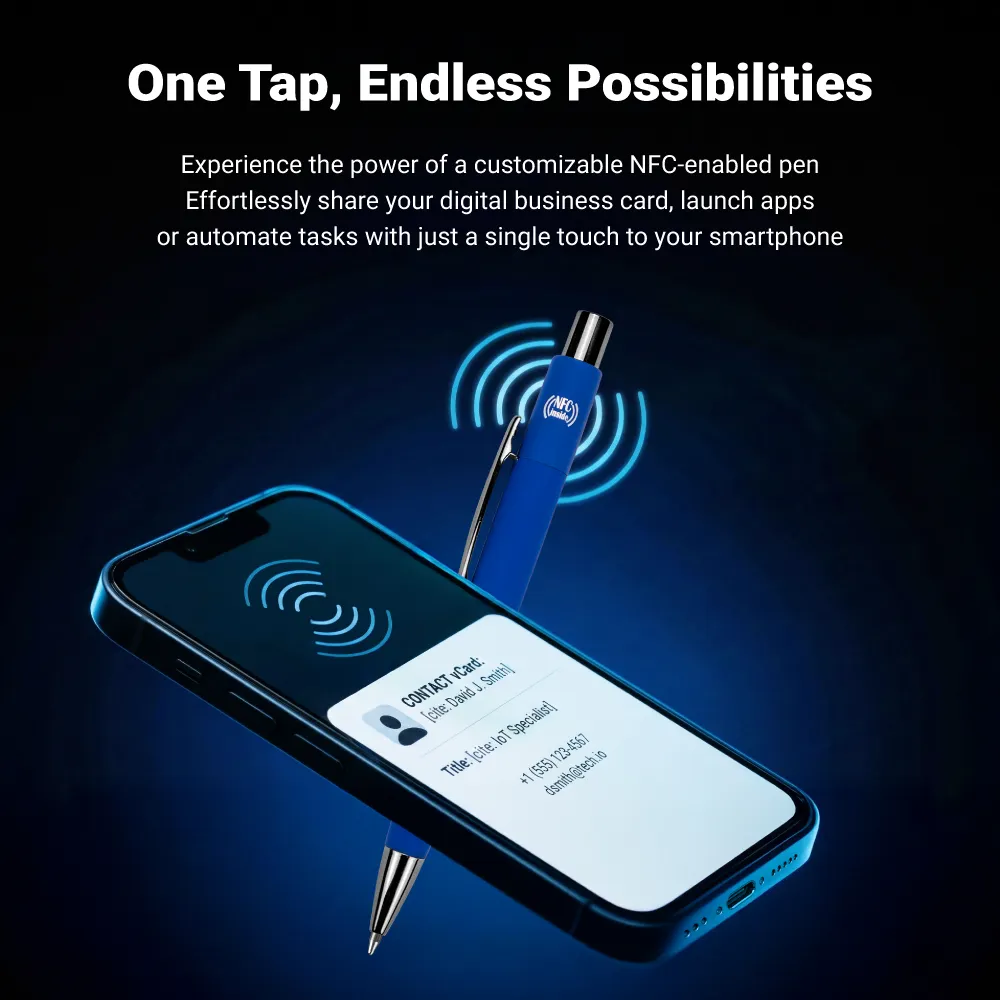 NFC Smart Pens – Tap to Share Website, Contact & Social Media