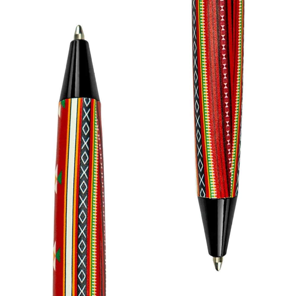 Sadu Design Metal Pens Matte Finish with Twist Action Mechanism and Blue Ink