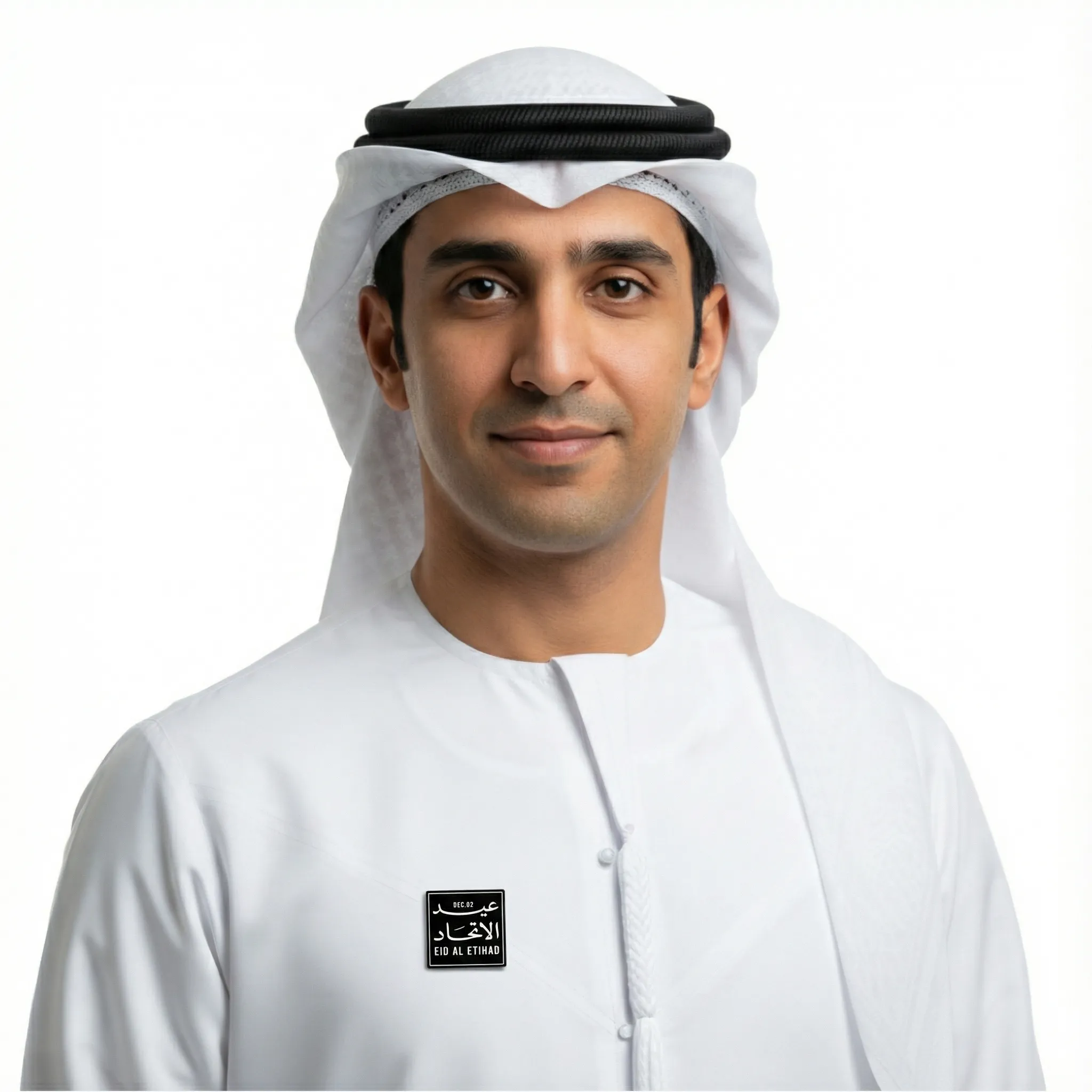 Eid Al Etihad Badges in Aluminum with Magnet Attachment