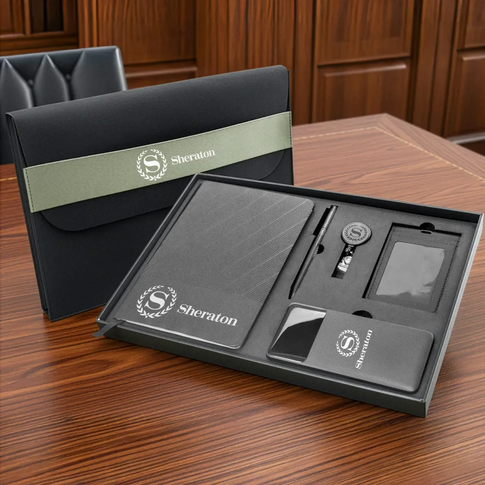 Premium Office Gift Set in Black Sleeve Pouch