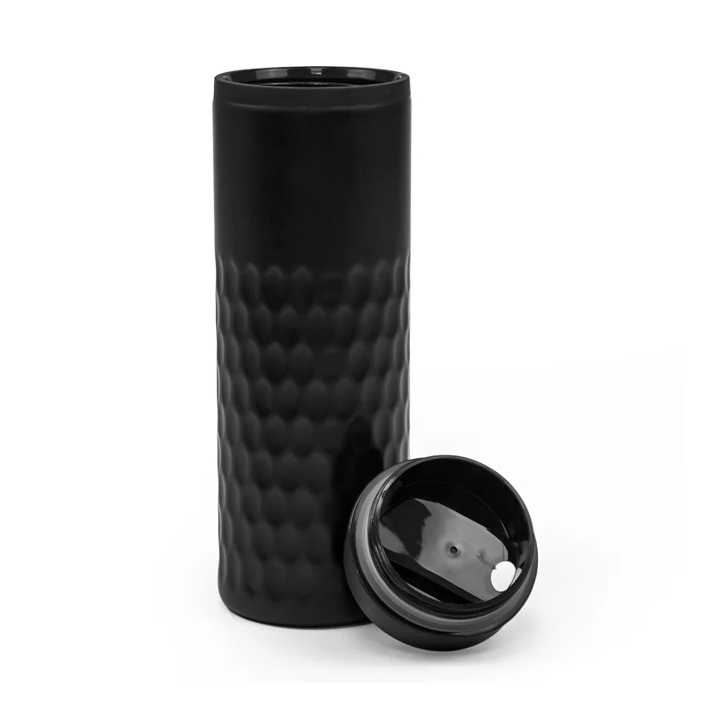 Honeycomb Design SS Bottles, Double Wall with PP Interior 420ml