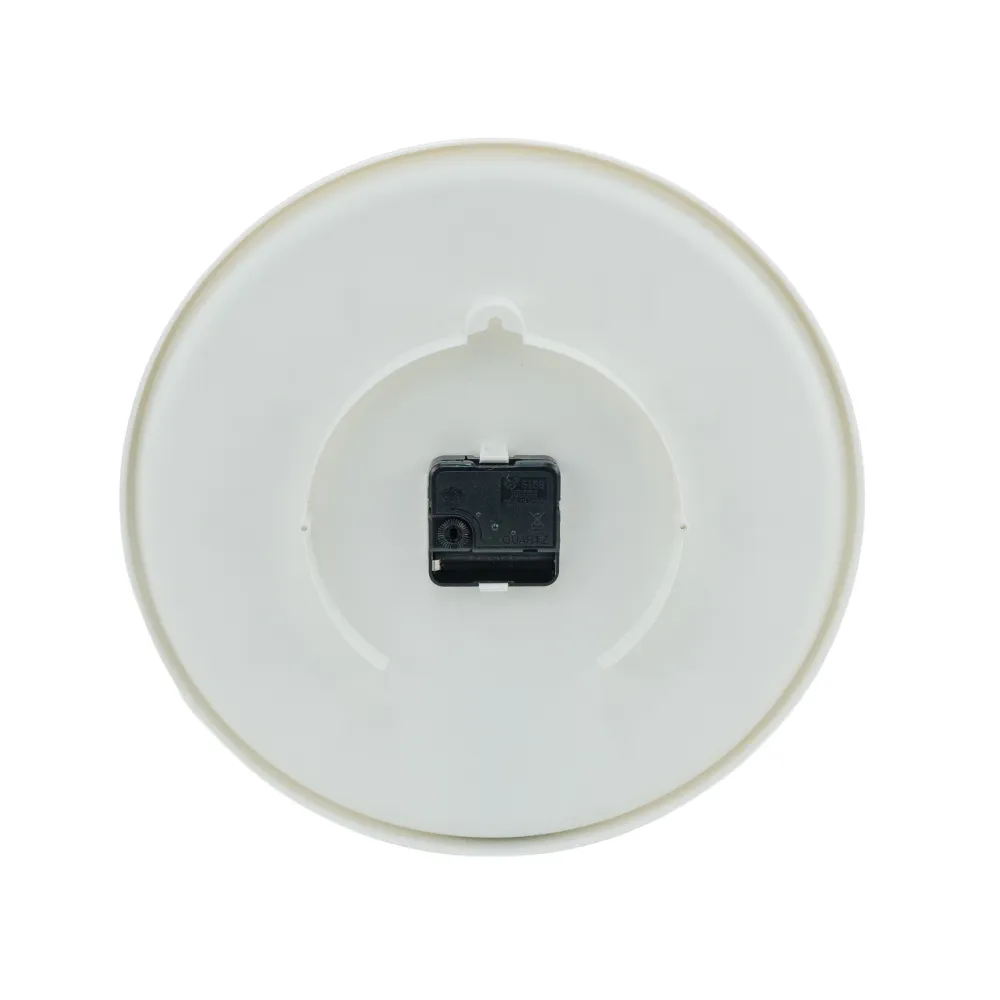 Round Analog Wall Clock Matte Finish White