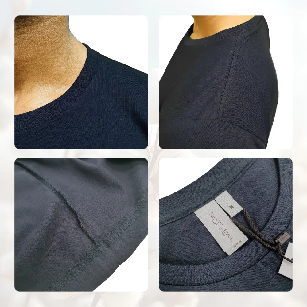 Nextt Level Bio-Washed Round Neck T-Shirts for Men