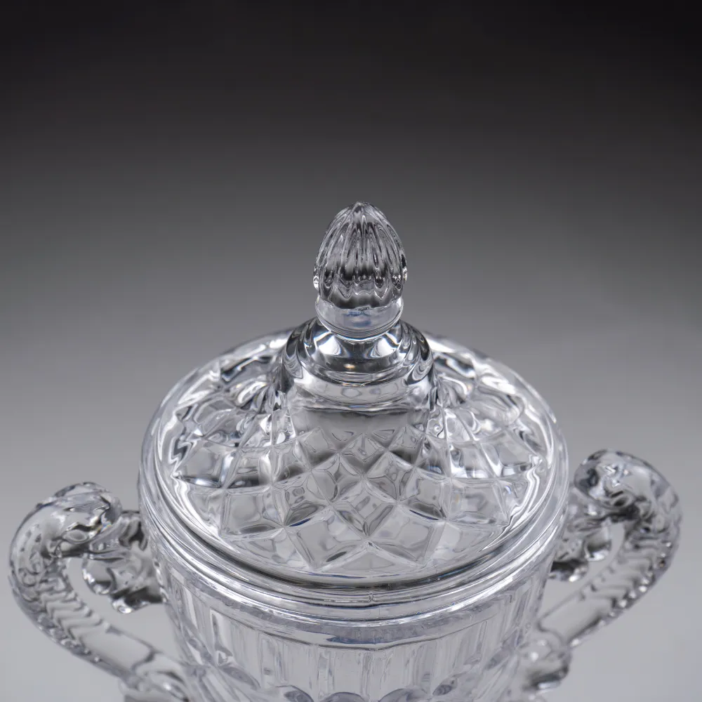 Large Crystal Glass Trophy Cup with Chocolate Gift Edition