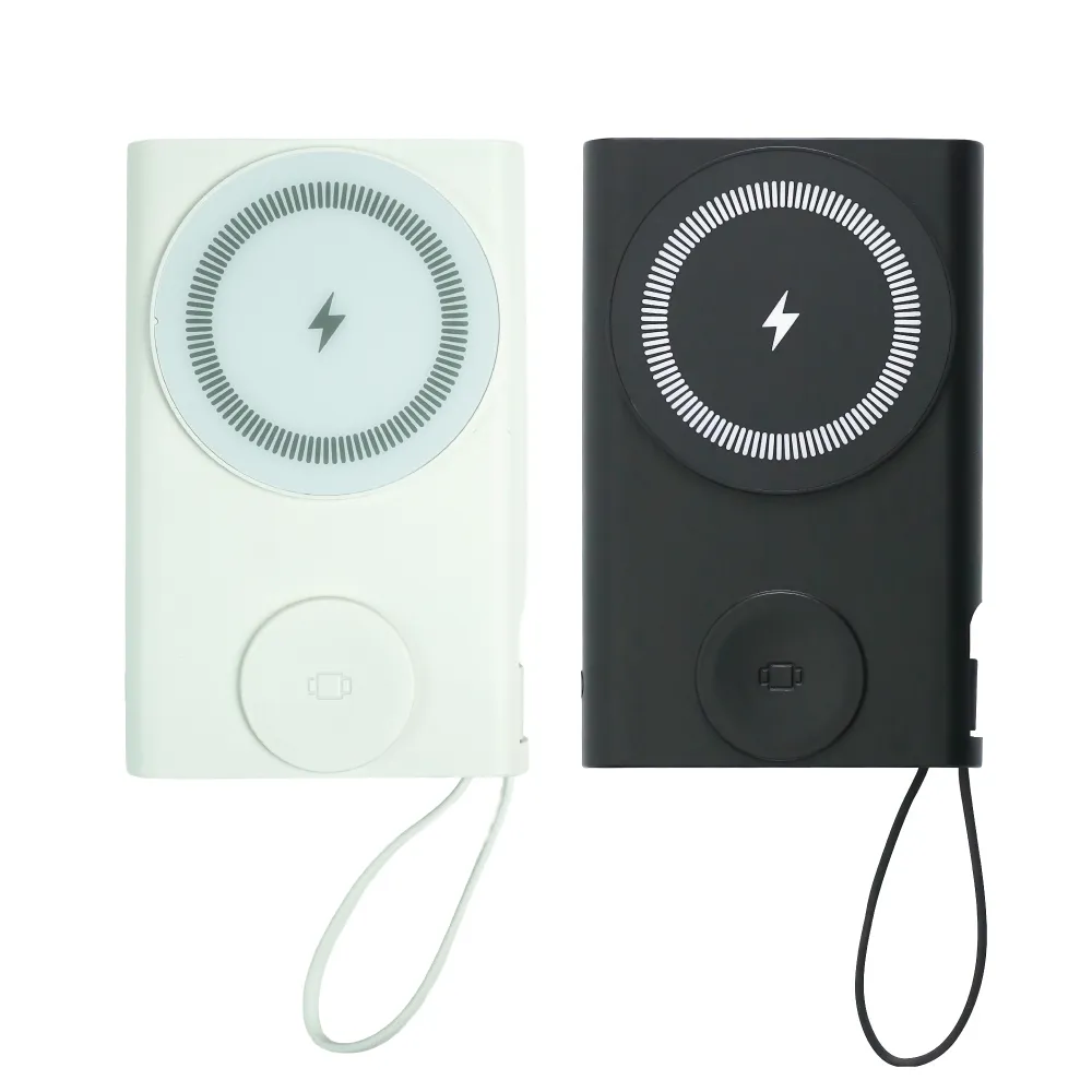 Magnetic Fast Wireless Charging Powerbank, 15W with iWatch Charger