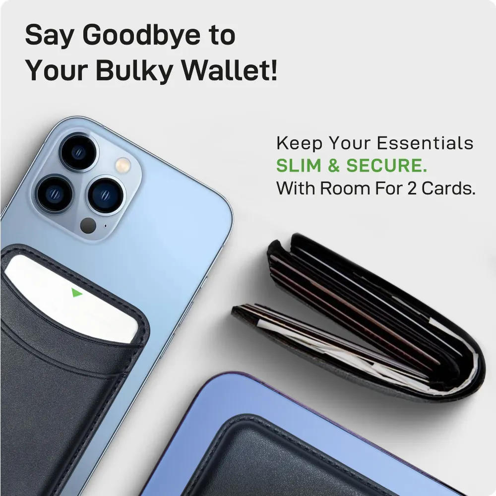 MagSafe Phone PU Wallet Card Holder