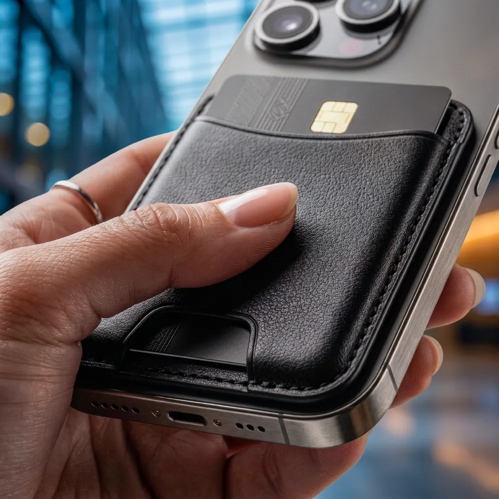 MagSafe Phone PU Wallet Card Holder