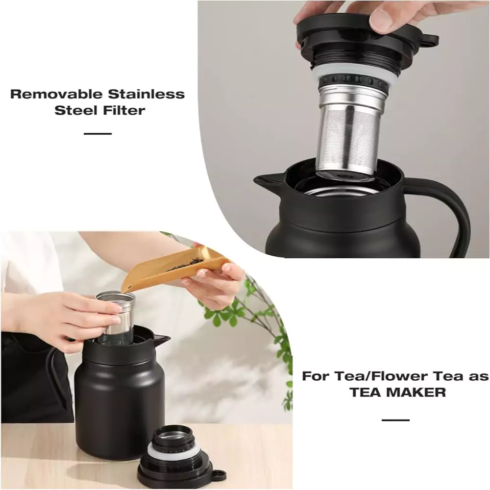Arabic Tea &amp; Coffee Pot with Cups Set 1000 ml